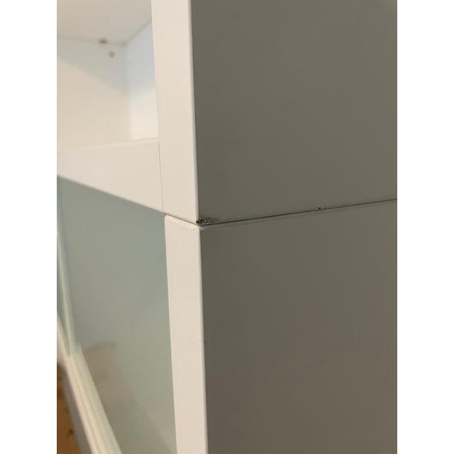 Design Within Reach White Sapporo Shelving Unit With Brushed Aluminum Base (5-High) For Sale - Image 10 of 10