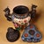 Late 20th Century Pair of Gilt Bronze Cloisonné Enamel Crane Incense Burners For Sale - Image 4 of 10