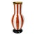 Currey and Company De Luca Small Coral Stripe Vase For Sale