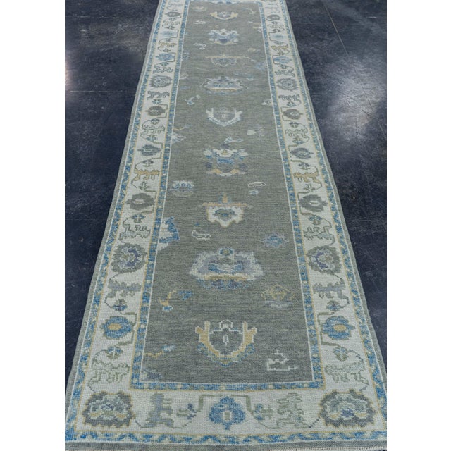 Turkish Oushak Rug 2'11" x 10'5" #19171 Explore a curated collection of hallway runners, wool rugs, and handmade...