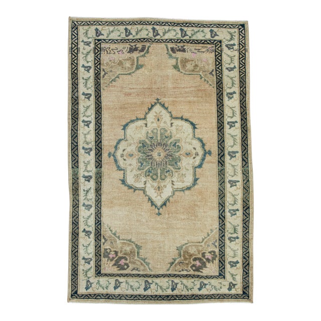 Turkish Vintage Rug 3'11" x 6' #20704 For Sale