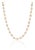 18k Yellow Gold 4.27ct Natural Uncut Diamond Slice Station Necklace 18 Inches For Sale