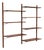 Vintage Danish Wall Mounted Teak Shelving System, 1960s For Sale