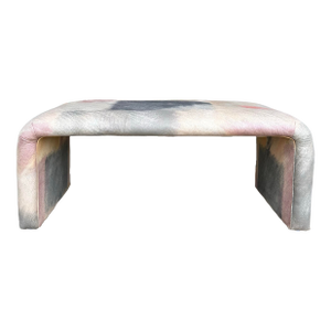 Waterfall Postmodern Bench Watercolor Fabric