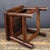 Vintage Chinese Ming Style African Rosewood Square Stool With Rich Grain For Sale - Image 9 of 9
