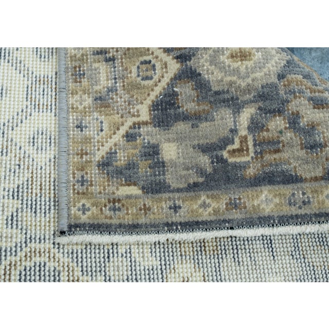 Textile Turkish Oushak Rug 1'7" x 2'5" #17202 For Sale - Image 7 of 8