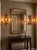 Brass Pair of Vintage Gilt Metal Pineapple Wall Sconces For Sale - Image 8 of 12