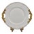 Elegant Vintage Limoges L. Bernardaud Gilded Handles Floral Border D & C France Platter #1 For Sale