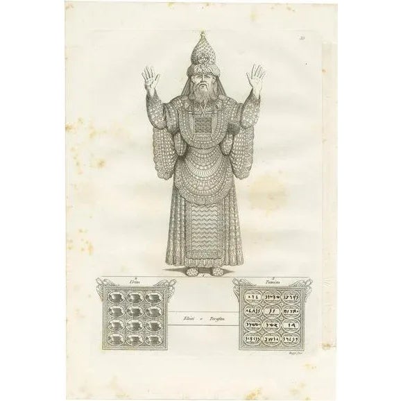 Ferrario, The Clothing of an Testament Priest, 1831, Print For Sale - Image 8 of 8