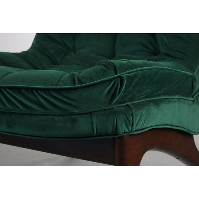 Entirely redone scoop lounge chairs from the mid 1960s. They have been redone in with new materials and covered in plush...