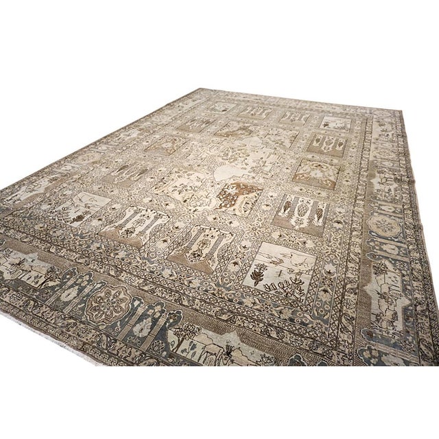 Late 19th Century Persian Tabriz Carpet 12' 3" x