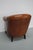 Vintage Dutch Cognac Colored Leather Club Chair For Sale - Image 13 of 18