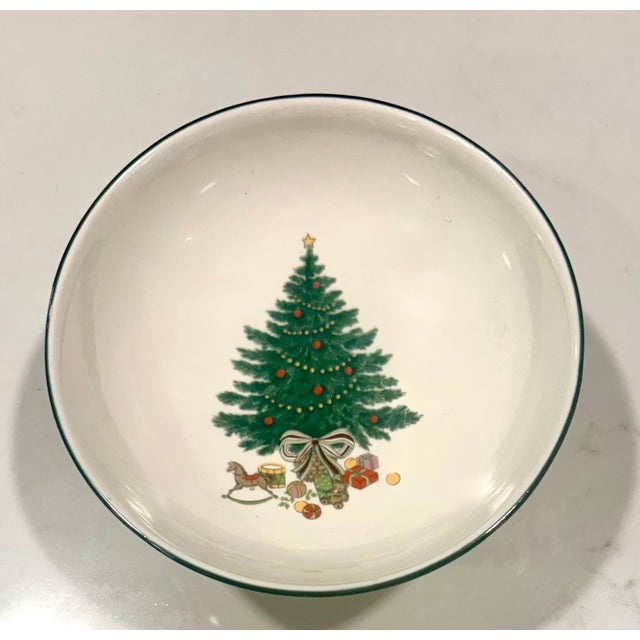 Mikasa Late 20th Century Mikasa Heritage Christmas Story Chip and Dip Serving Set, 2 Pieces For Sale - Image 4 of 9