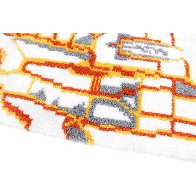 Mid-Century Ege Rya Style Rug, 1967 For Sale - Image 10 of 11