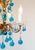 Italian Chandelier in Gilt Metal with Murano Glass Drops, 1960 For Sale - Image 4 of 9