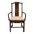 Thomasville Mystique Collection Asian Chinoiserie Dining Arm Chair For Sale