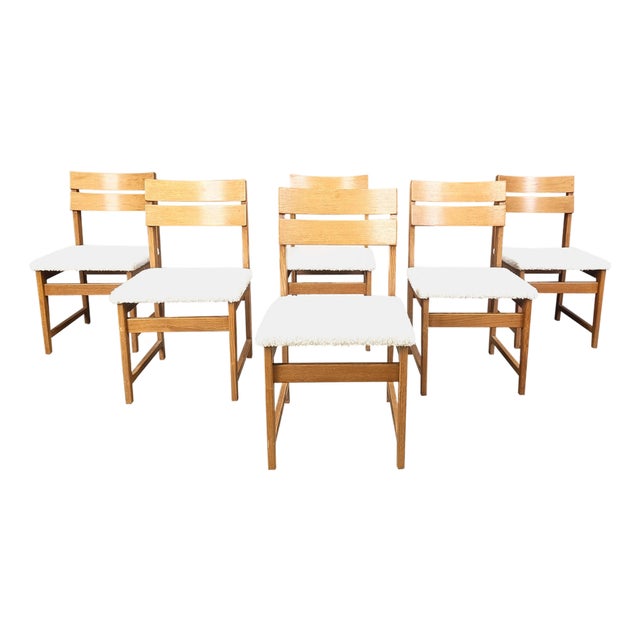 Vintage Brutalist Dining Chairs, 1970s, Set of 6 For Sale