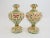 Antique Italian Polychrome and Gilt Embossed Reticulated Majolica Jewel Urns - a Pair For Sale - Image 13 of 13