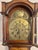 Antique George III Mahogany and Brass Arched Face Long Case Clock, 1800 For Sale - Image 4 of 10