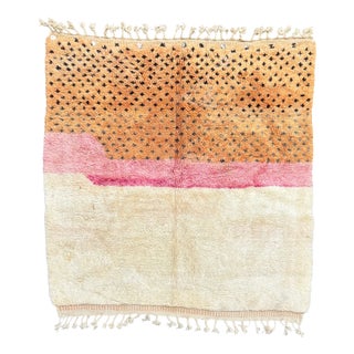 Moroccan Berber Style Wool Rug, 1990s For Sale