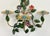 Mid 20th Century Vintage Mid-Century Italian Tole Floral Candle Sconce For Sale - Image 5 of 6