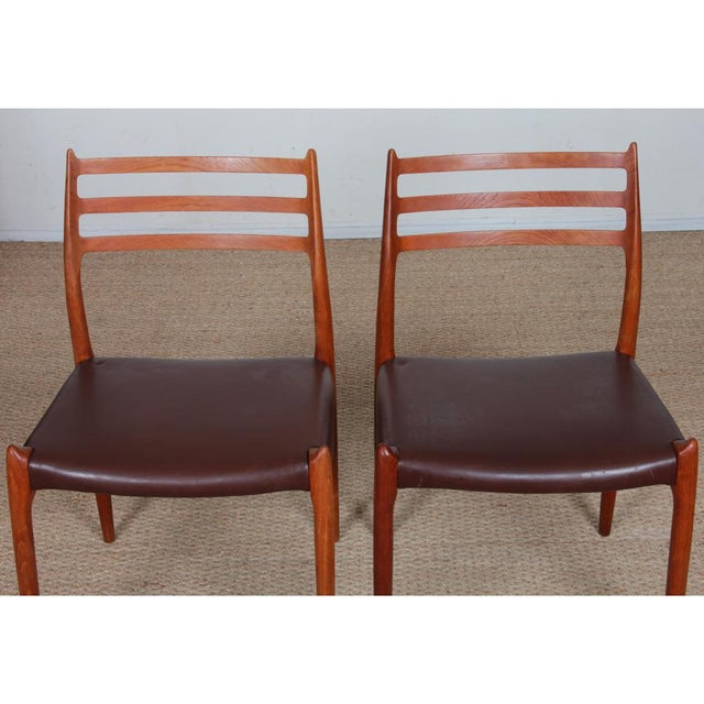 Teak Model 78 Chairs from Niels Otto Moller, 1960, Set of 6 For Sale - Image 10 of 18