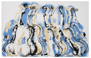 Arman, "Blue Variations" Screenprint