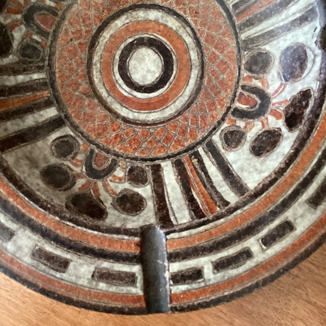 Mid Century Modern Ceramic Pottery Large Ashtray/Bowl 75576 Italy For Sale - Image 9 of 12