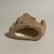 1980s 1980s Southwest Art Pottery Howling Coyote Wolf Pottery Bead Light Pink Glazed For Sale - Image 5 of 5