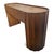 Scalloped Oval Wood Console Table For Sale - Image 10 of 12