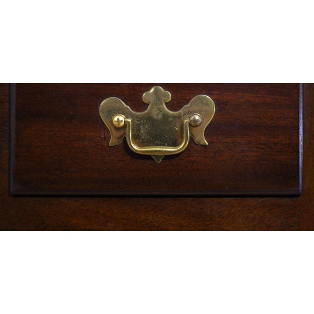 Kittinger Historic Newport Mahogany Lowboy For Sale - Image 13 of 18