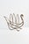 Brass 1960s Neoclassical Brass Swan Magazine Rack, Maison Jansen Style For Sale - Image 8 of 8