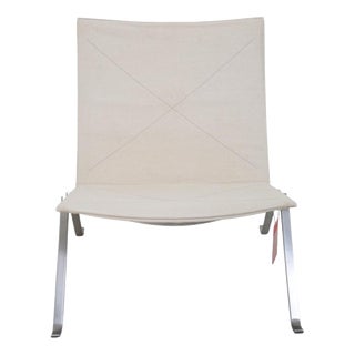 PK22 Chair in Canvas Fabric by Poul Kjærholm, 2000s For Sale