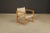 Minimalist Safari Sling Lounge Chair in Natural Canvas and Solid Wood, C 1970s For Sale - Image 9 of 16