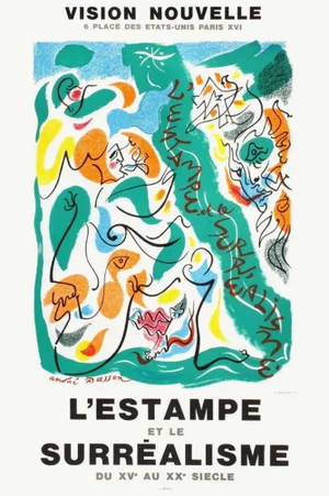 1975 André Masson l'Estampe Et Le Surréalisme Poster