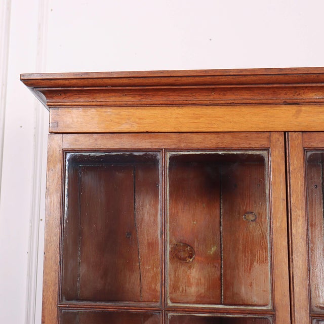 Pretty early 19th C Welsh oak kitchen cabinet/ bookcase. 1820 Dimensions:W: 102cm (40.2")H: 197cm (77.6")D: 55.5cm (21.9")...