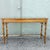 Mid 20th Century Boho Chic Chippendale Style Faux Bamboo Glass Top Console Table For Sale - Image 5 of 8