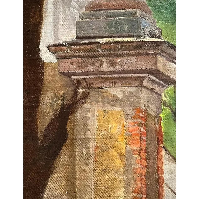 Constantino Sereno, Young Lady and Governess, Oil on Board, 1875 For Sale - Image 11 of 16