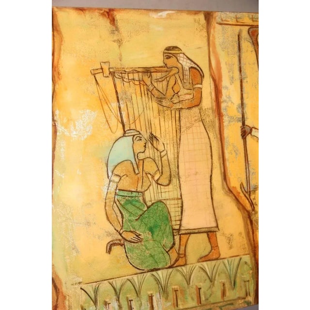 This Italian Mid-Century coffee table from Decalage has a resin finish.