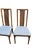 1970s Thomasville Vintage Faux Bamboo Cane High Back Dining Chairs Regency Pair For Sale - Image 5 of 17