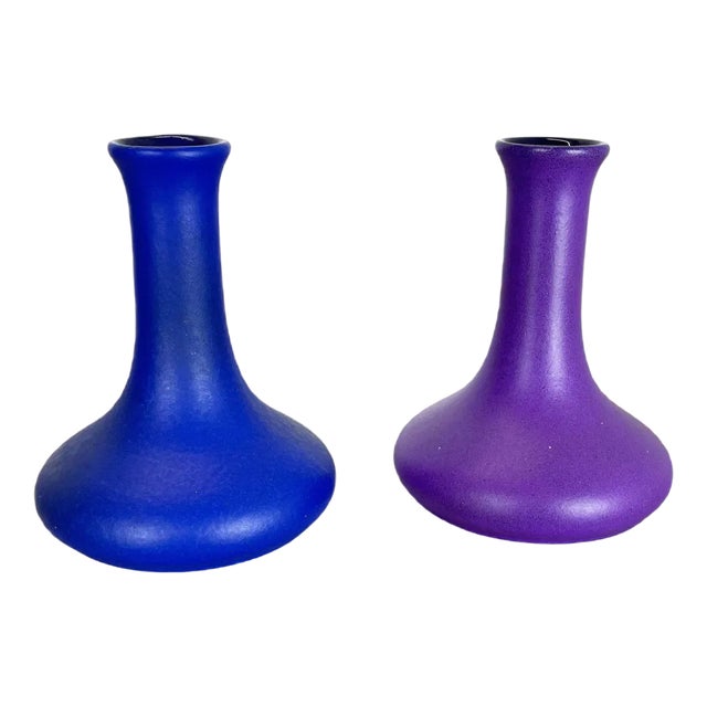 Ceramic Studio Pottery Vases from Marei Ceramics, Germany, 1970s, Set of 2 For Sale