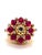 Bochic "Capri" Vintage Ruby & Diamond Ring Set In 18K Gold & Silver For Sale - Image 13 of 18