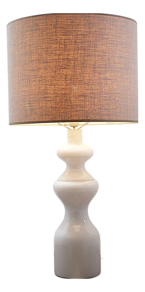 Antique White Opaline Glass Table Lamp, 1900s