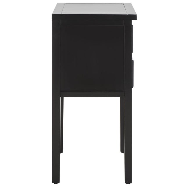 Toby Accent Table with Storage Drawer in Black For Sale - Image 9 of 10