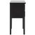 Toby Accent Table with Storage Drawer in Black For Sale - Image 9 of 10
