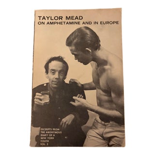 1968 Signed First Edition Taylor Mead on Amphetamine and in Europe – Warhol Factory Poet For Sale