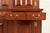 Brown Kittinger Georgian Carved Mahogany Breakfront Bookcase Cabinet For Sale - Image 8 of 18
