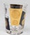 Black Double Old Fashioned Gold and Black Coin Barware by Cera Glass 1960s For Sale - Image 8 of 12