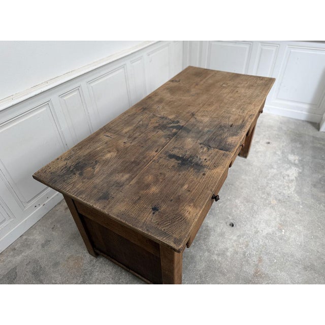 Antique Workshop Workbench, 1900s For Sale - Image 5 of 11