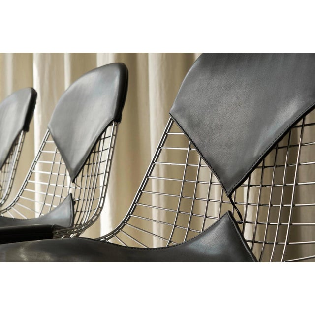 Bikini Wire Frame Chairs by Charles and Ray Eames for Vitra, 1980s, Set of 6 For Sale - Image 12 of 15